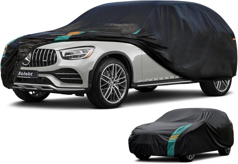 Molebt SUV Car Cover Custom Fit for Mercedes-GLC 300 350E/GLB 180 200 250(2016-2025), Waterproof All Weather for Automobiles, Outdoor Full Cover with Windproof Clip Straps. - Image 1